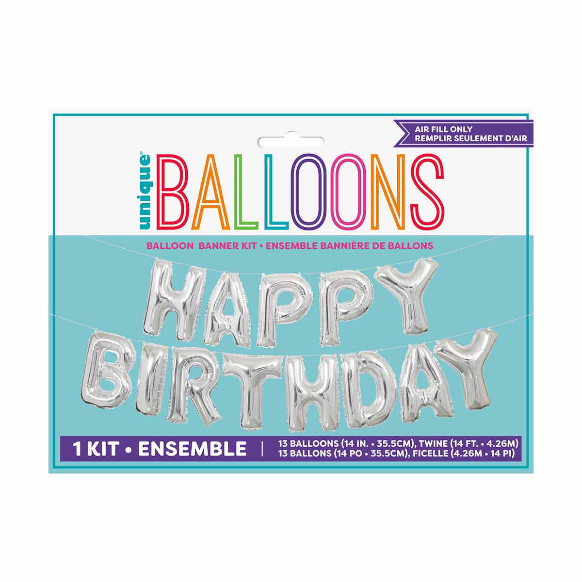 Gold Happy Birthday Balloon Letters With 14 Balloons, Birthday Ballon Kit  Includes 13 Mylar Balloons 