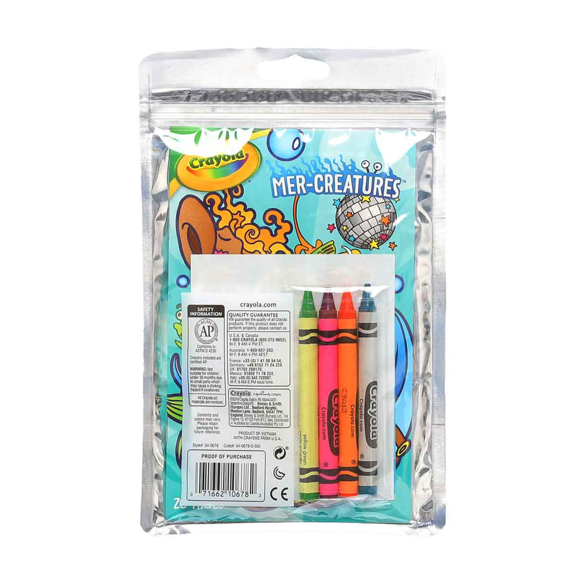  Crayola Crayon Set with Coloring Pages, Gift for Kids