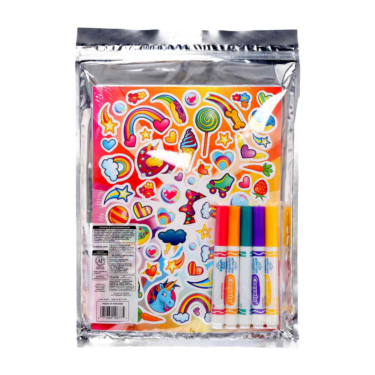 Crayola Coloring Pack with Unicreatures, 20 Mini Coloring Pages