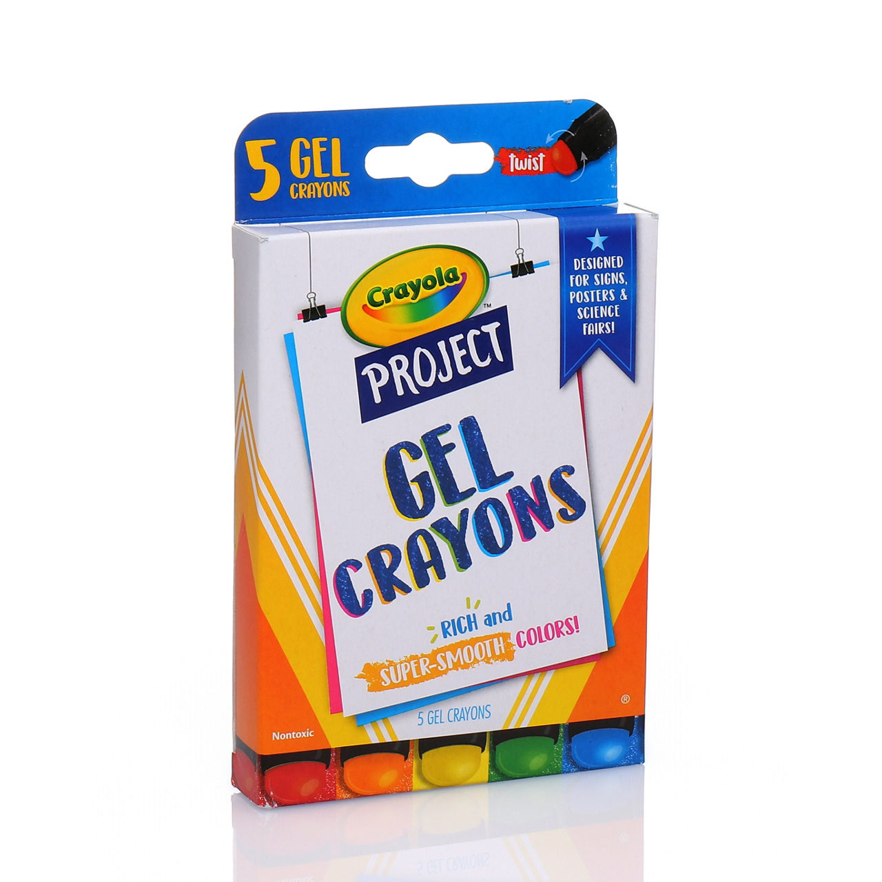 Crayola Gel Crayons, Assorted Colors, 5 Count