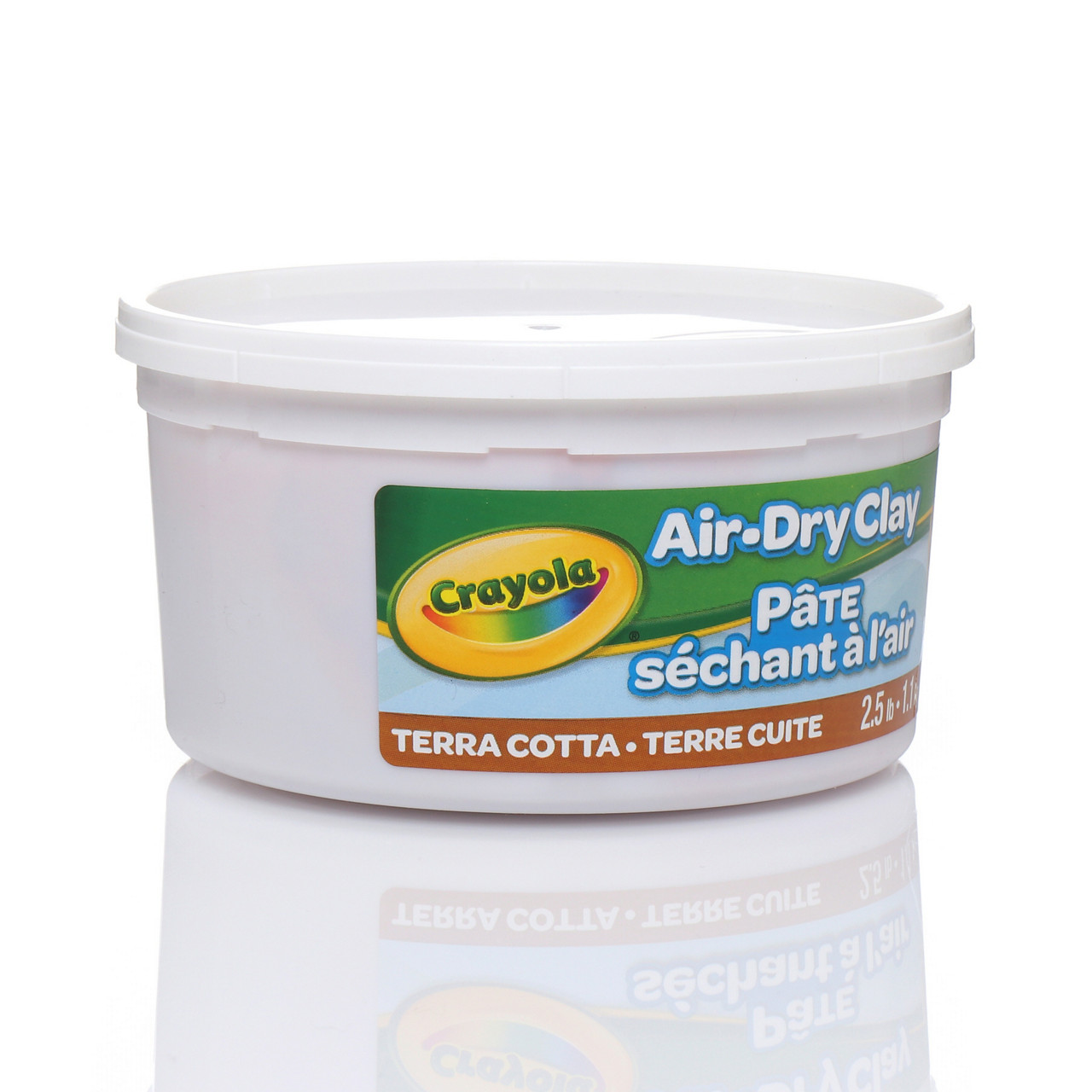 Crayola Air Dry Clay, Terra Cotta, 2.5lb