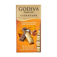 Godiva Signature Almond Honey Milk Chocolate Mini Bars