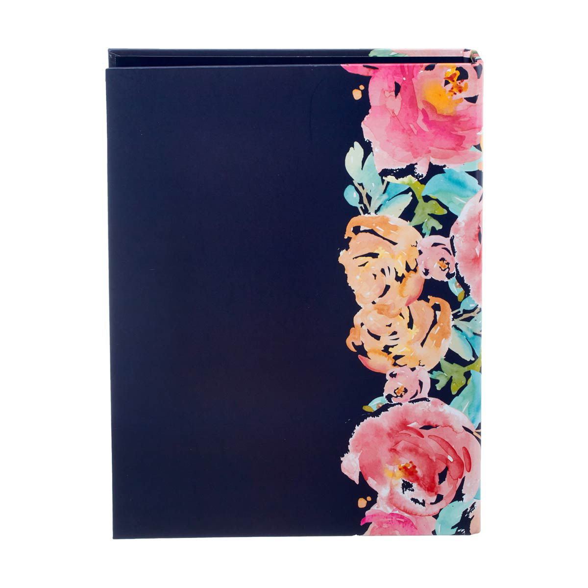 Navy Floral 3Ring Binder