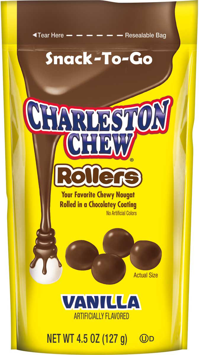 Charleston Chew Rollers Vanilla Flavored Chewy Candy, 4.5 oz