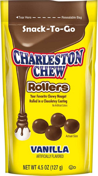 Charleston Chew Rollers Vanilla Flavored Chewy Candy, 4.5 oz.
