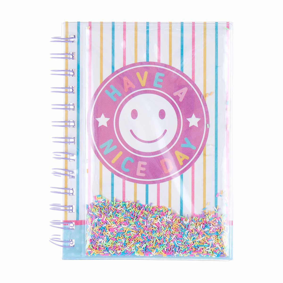 Spiral Bound Notebook with Sprinkles, 5 x 7 in.