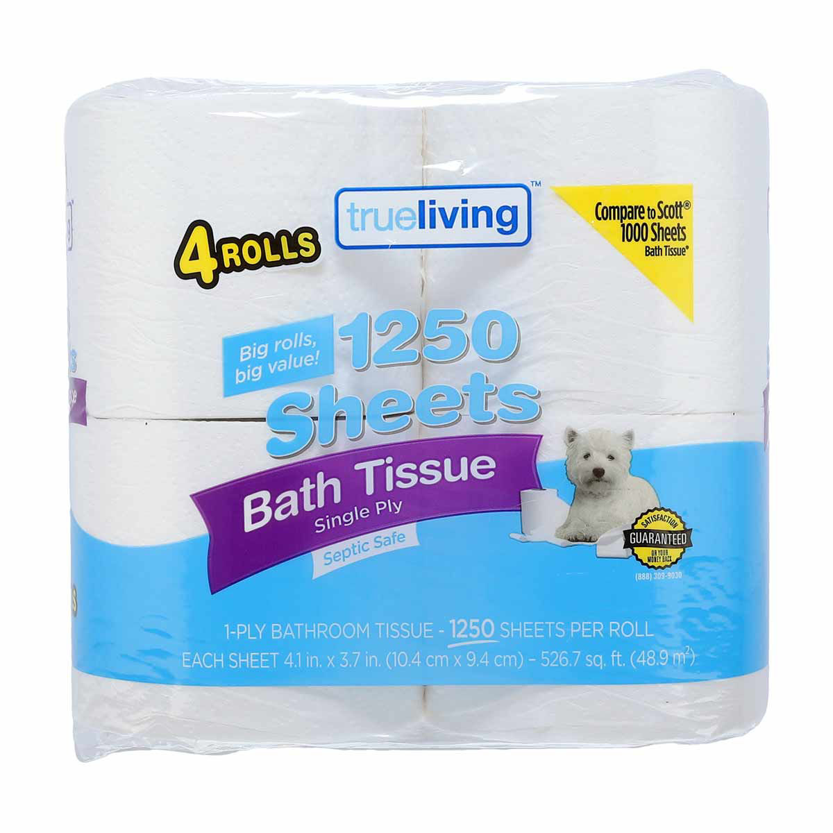 4 rolls toilet paper dollar general