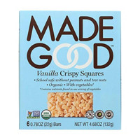 MadeGood Vanilla Crispy Squares, 6 Count