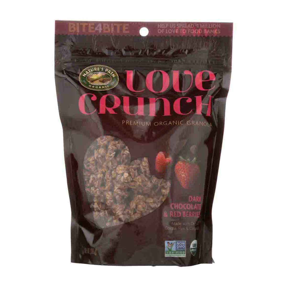 Nature's Path Love Crunch Dark Chocolate & Red Berries Granola, 11.5 oz.