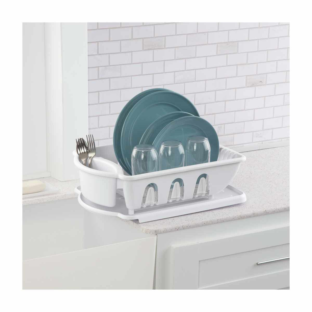 Pop Summit Dish Drainer with Draining System Purp / Gray