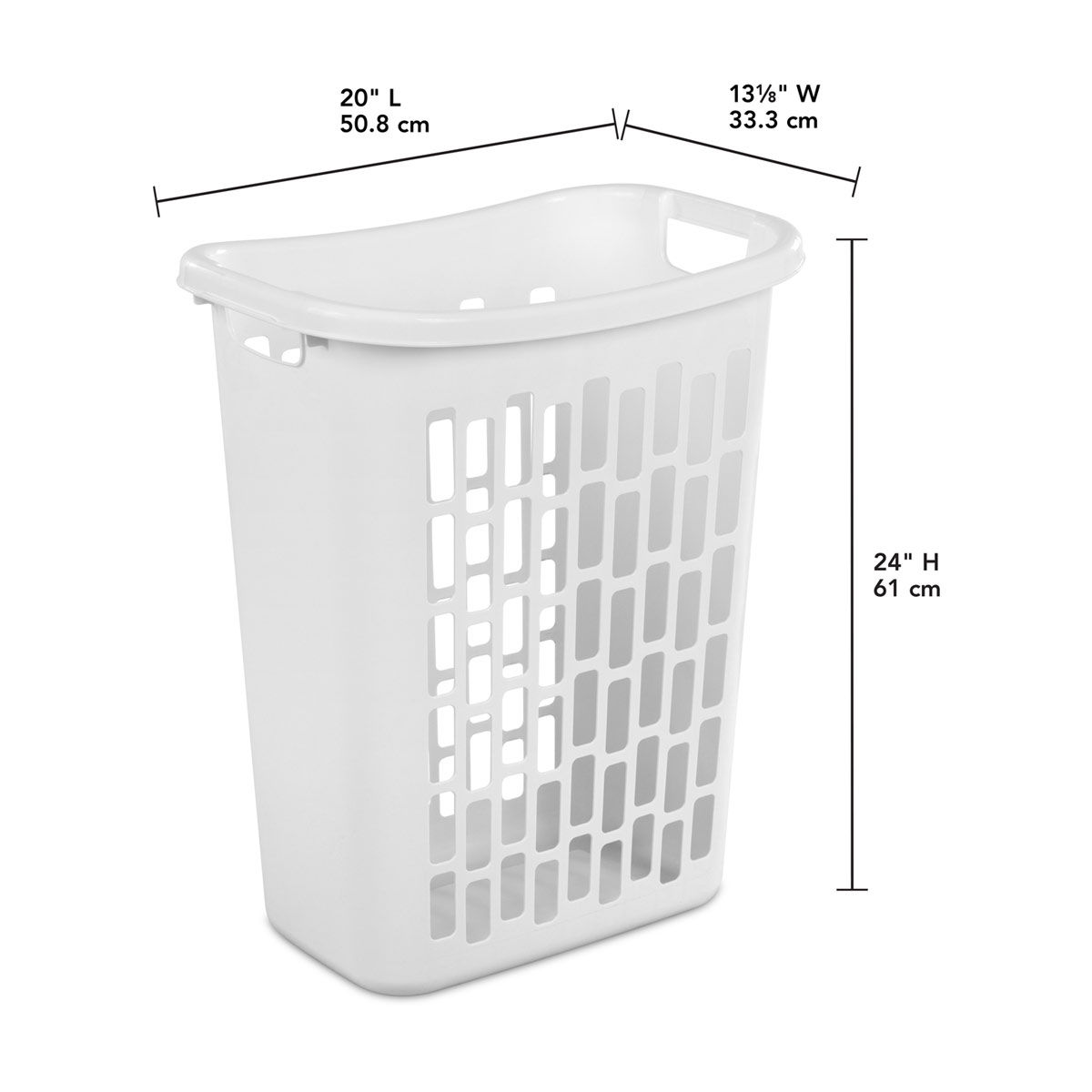 Sterilite Rectangular Open Hamper