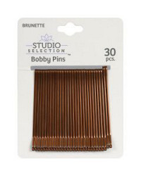 Studio Selection XL Brown Bobby Pins Brown, 30 Count