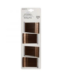 Studio Selection Brown Bobby Pins, 100 Pieces