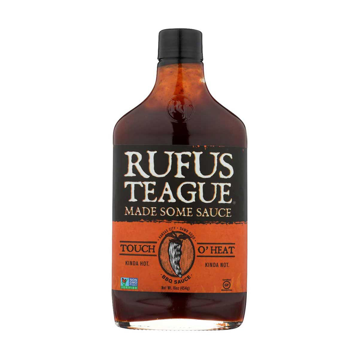 Rufus Teague Touch O' Heat BBQ Sauce, 16 oz.