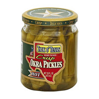 Talk O' Texas Hot Okra Pickles, 16 fl. oz.