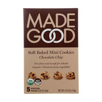 Madegood Chocolate Chip Soft Baked Mini Cookies, 5 Packs