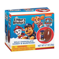 Finders Keepers Paw Patrol Milk Chocolate Candy Egg & Toy Surprise, 0.7 oz.