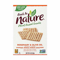 Back to Nature Organic Rosemary & Olive Oil Stoneground Wheat Crackers, 6 oz.