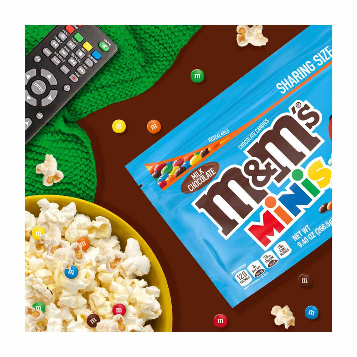 M&M's Minis Milk Chocolate Candy, 9.40 oz