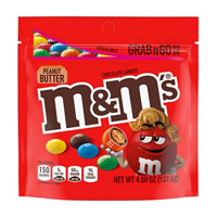 M&M's Peanut Butter Chocolate Candy, 4.50 oz