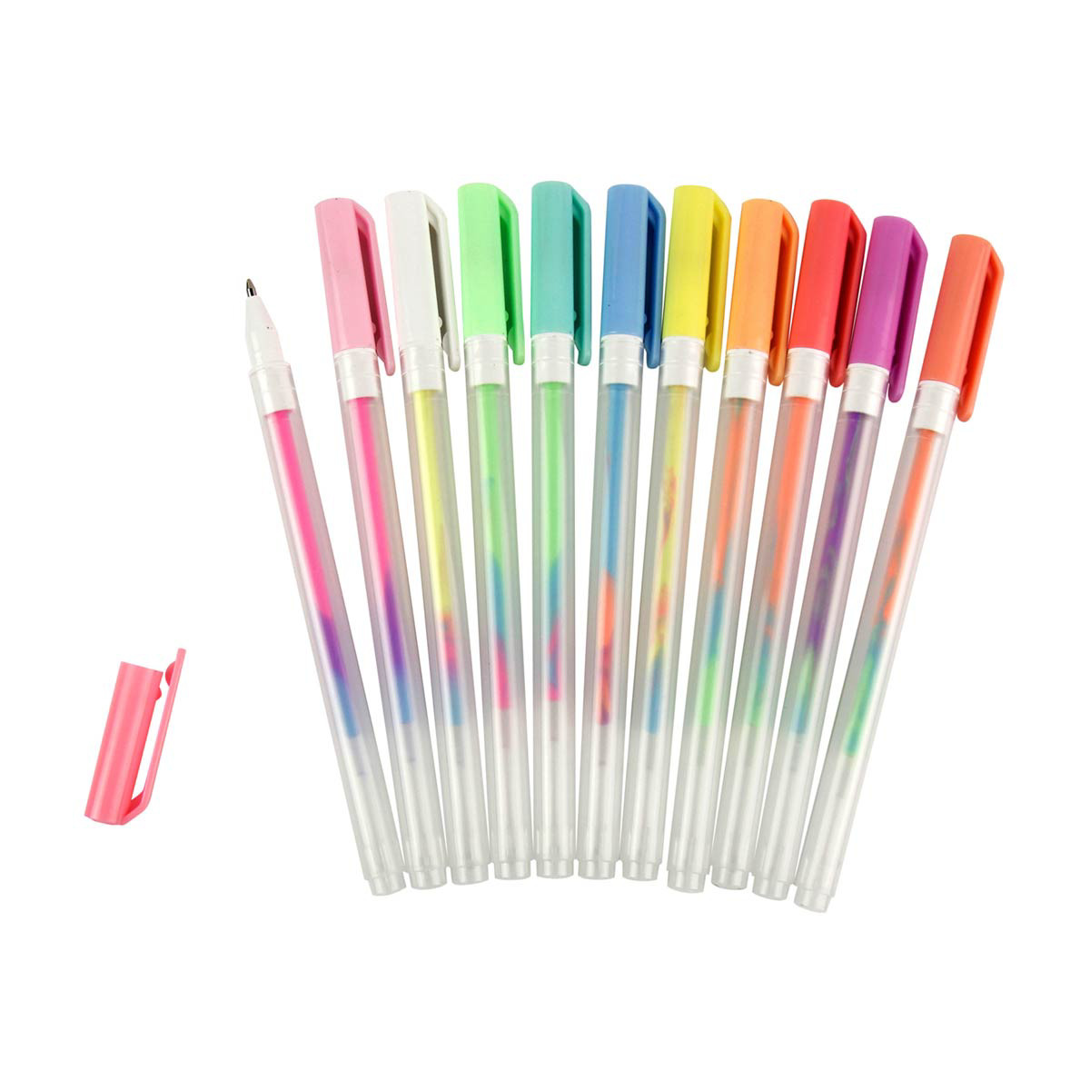 Wholesale 2018 Rainbow Color Gel Pen 6 In Pens DIY Album Photo