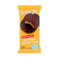 Free2B Chocolate Sunflower Butter Cups, 2 Count