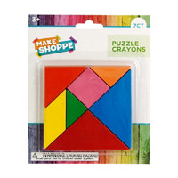 Make Shoppe Puzzle Crayon, 7 Count