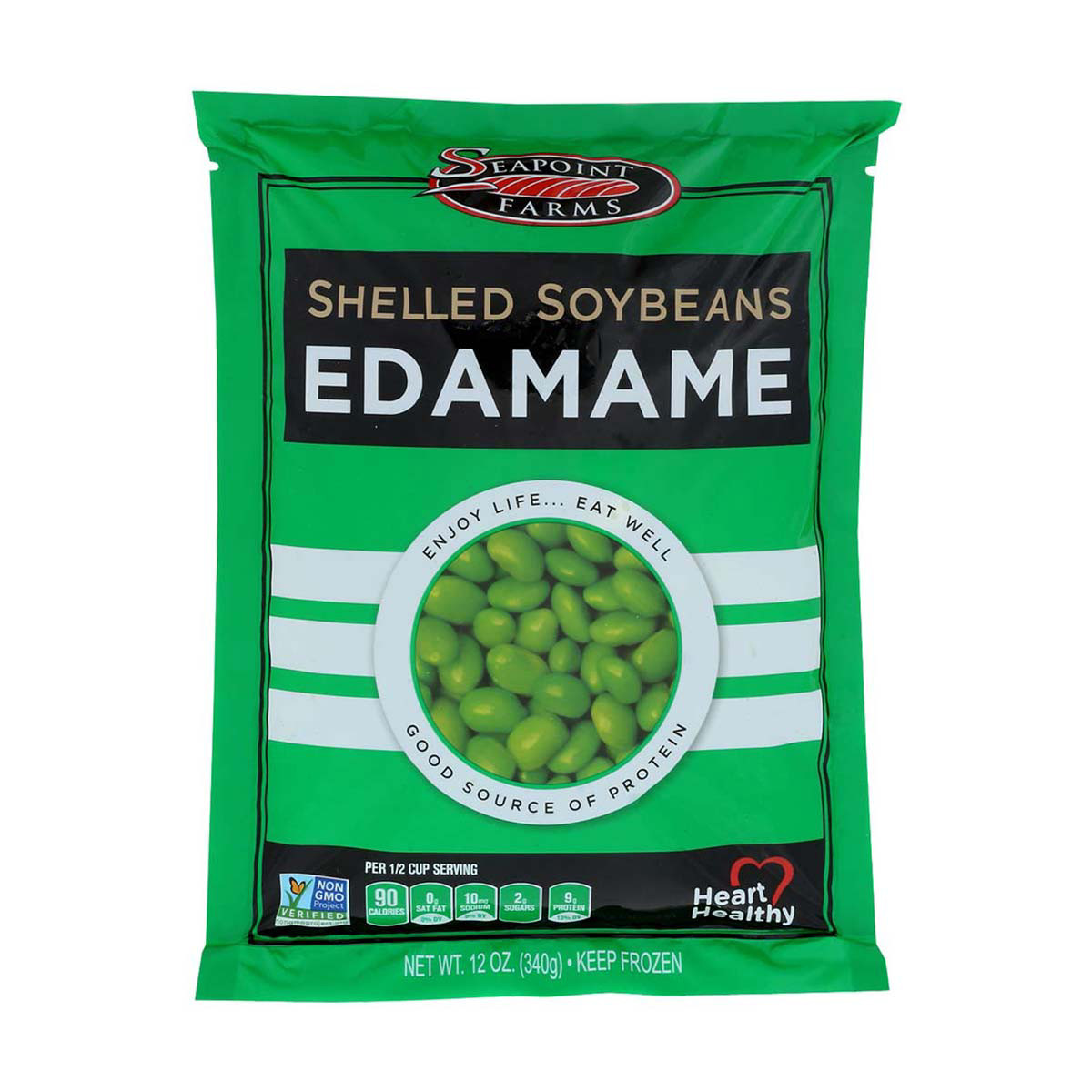 Seapoint Farms Edamame Shelled Soybeans, 12 oz.