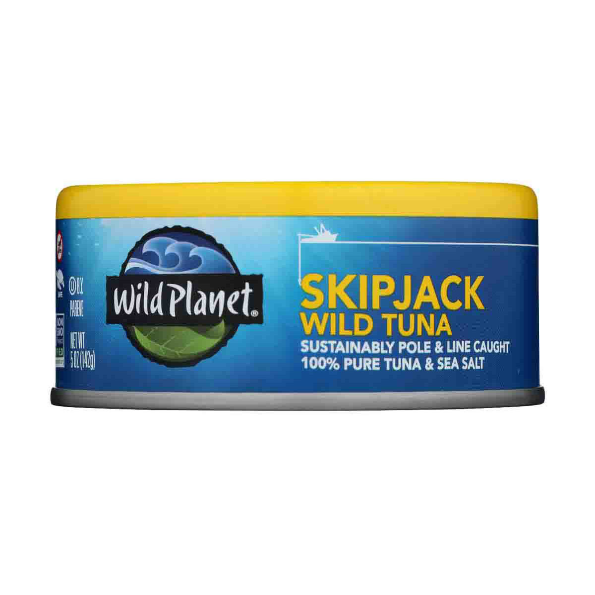 Wild Planet Skipjack Wild Tuna with Sea Salt, 5 oz.