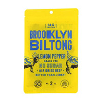 Brooklyn Biltong Lemon Pepper Air Dried Beef, 2 oz.