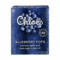 Chloe's Blueberry Fruit Pops, 4 Count