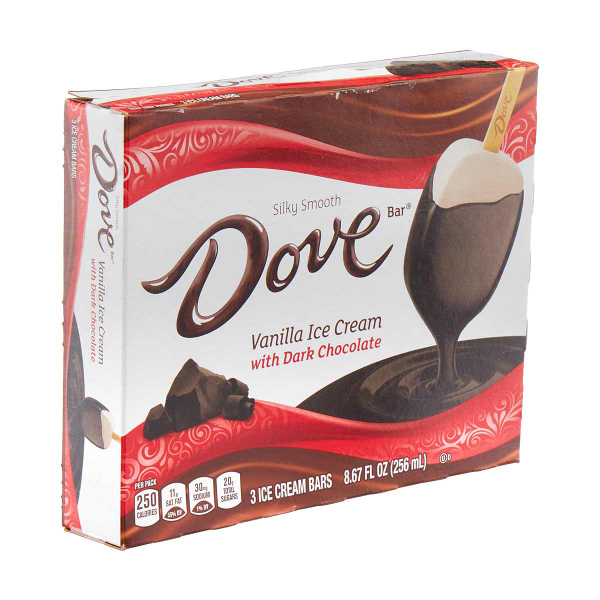 Dove Vanilla & Dark Chocolate Ice Cream Bar, 8.67 fl. oz.