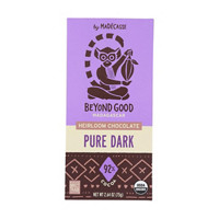 Beyond Good Madagascar Pure Dark Heirloom Chocolate Bar, 92% Cocoa