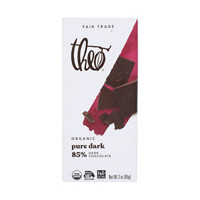 Theo Organic Pure Dark Chocolate Bar