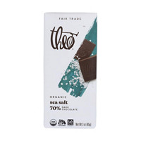 Theo Organic Sea Salt Dark Chocolate Bar