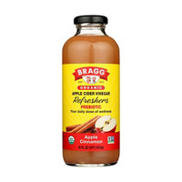 Bragg Organic Apple Cider Vinegar Prebiotic Refreshers, Apple-Cinnamon, 16 fl. oz.