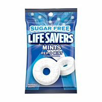Life Savers Pep O Mint Sugar Free Candy Bag, 2.75 oz.