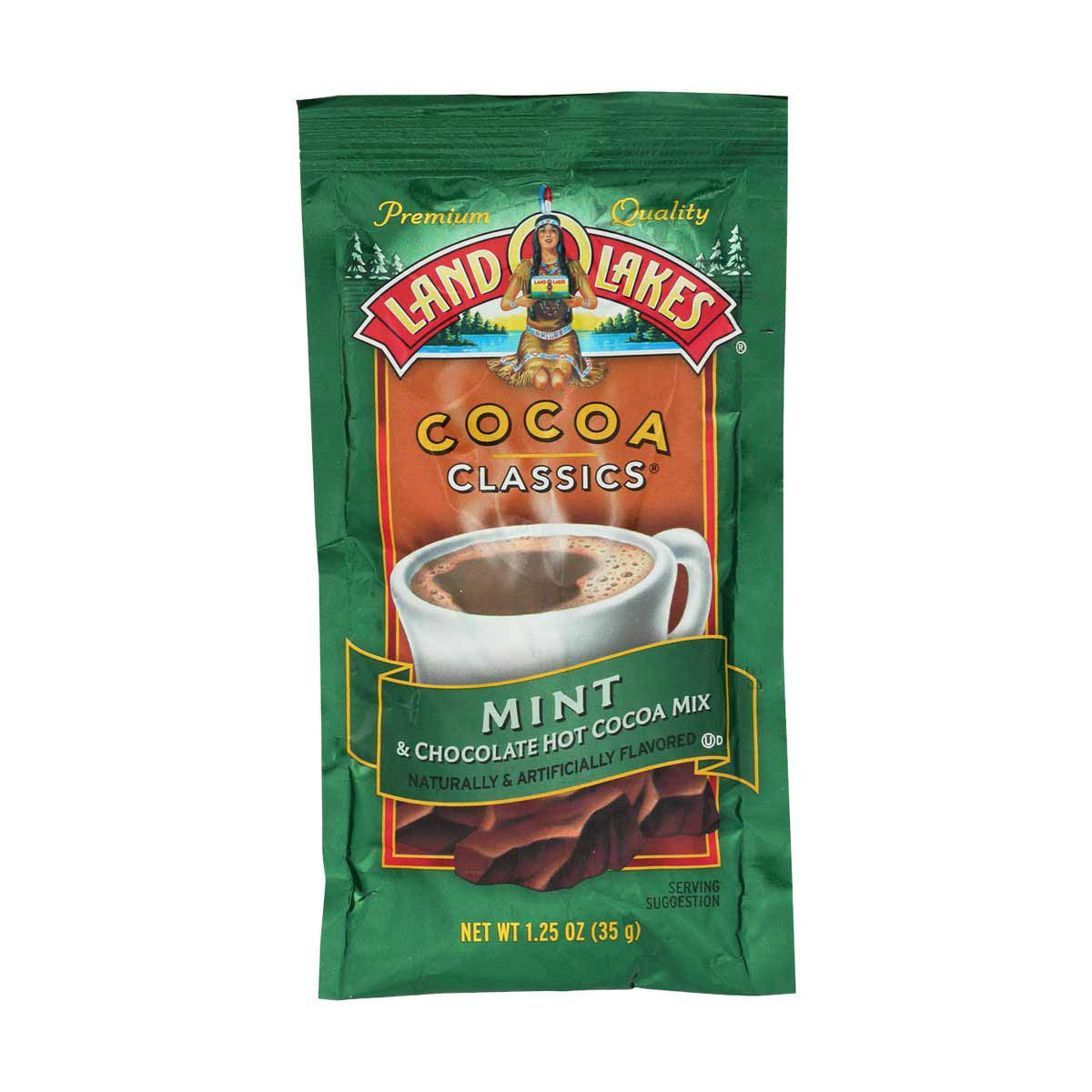 Land O Lakes Cocoa Classics Mint Chocolate Hot Cocoa Mix 1.25 oz