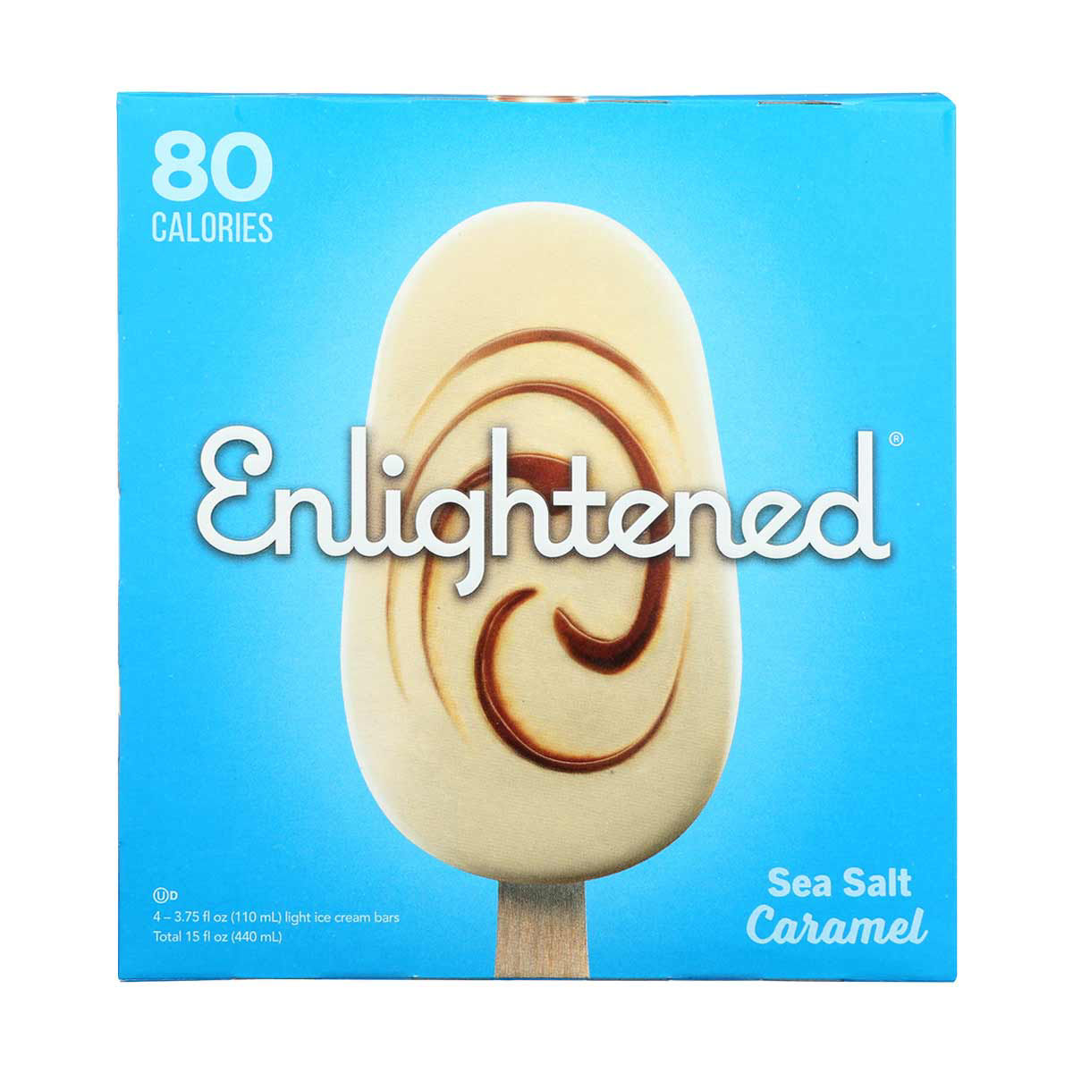 Enlightened Sea Salt Caramel Ice Cream Bars, 4 Count