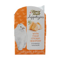 Purina Fancy Feast White Meat Chicken Appetizer in a Savory Tuna Broth, 1.1 oz.
