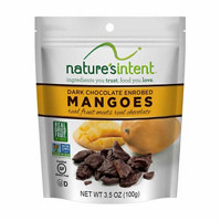 Nature's Intent Dark Chocolate Enrobed Mango, 3.5 oz.