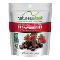 Nature&#x27;s Intent Dark Chocolate Enrobed Strawberry, 3.5 oz.