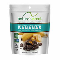 Nature&#x27;s Intent Dark Chocolate Enrobed Banana, 3.5 oz.