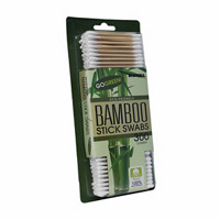 Bamboo Cotton Swabs, 300 Count