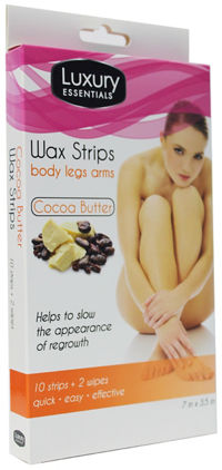 Wax Strips Cocoa Butter, 10 Count