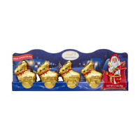 Lindt Milk Chocolate Santa Sleigh, Set of 5