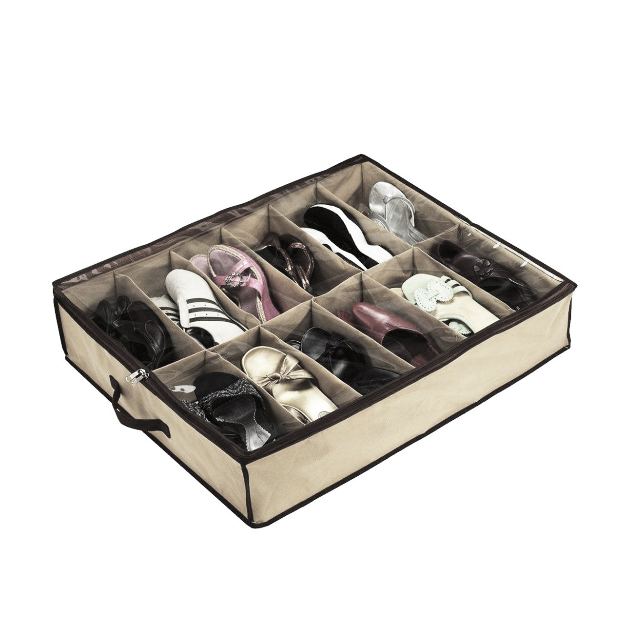Shoe organizer for 12 pairs of shoes