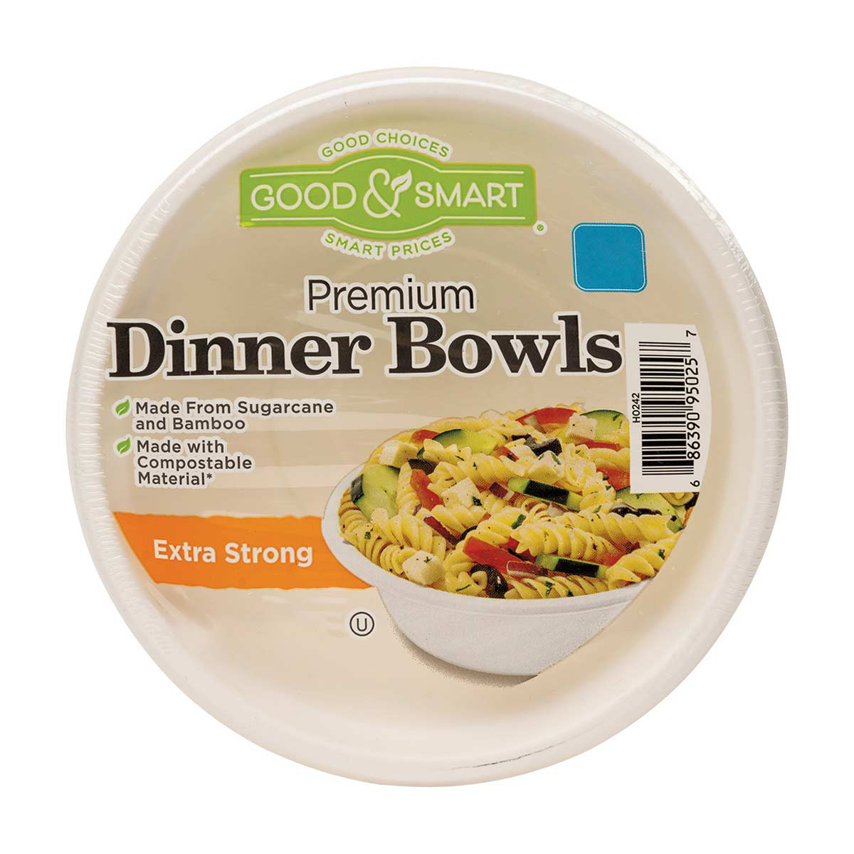 Good & Smart Extra Strong Premium Dinner Bowls, 30 ct