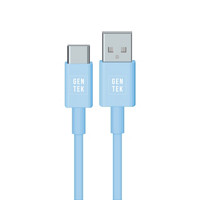 GENTEK Blue High Speed Type C Charging Cable, 3 ft.