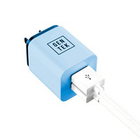 GENTEK  Blue Dual-Port USB Wall Charger